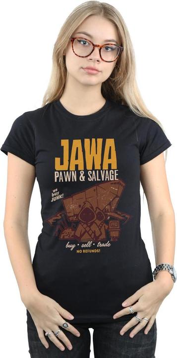 Image du produit Star Wars - T-shirt JAWA PAWN AND SALVAGE - Femme (XL)