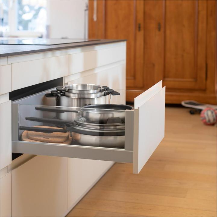 Produktbild Kuhn Rikon Abgiesssieb & Spritzschutz (24 cm, Glas)