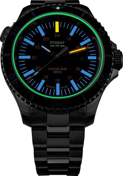 Produktbild Traser H3 109372 P67 T100 SuperSub Blue 46mm 50ATM (46 mm)