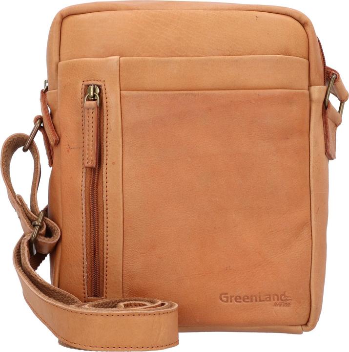 Immagine prodotto Greenland Nature Borsa a tracolla in pelle da 22 cm