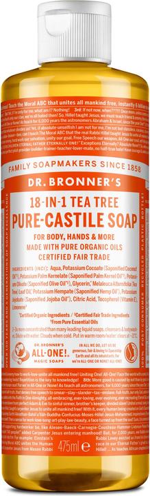 Dr. Bronner's Pure Castile Liquid Soap Tea tree 475 ml (475 ml)