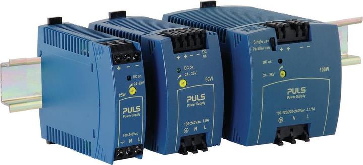 Immagine prodotto PULS Alimentatore per guida DIN, 89%, 24V, 3A, 72W, regolabile