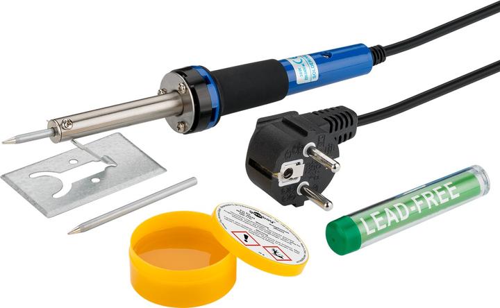 FixPoint Soldering iron set Soldering set for fine soldering work, 30 W, 5 pcs.