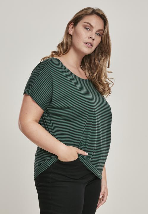 Produktbild Urban Classics Ladies Yarn Dyed Baby Stripe Tee (XXL)