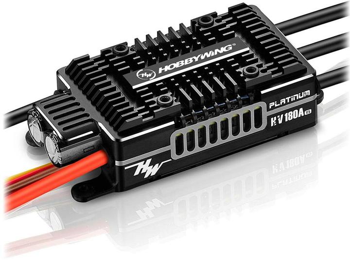 Produktbild Hobbywing Platinum Pro 180A HV Regler V5 6-14s, 10 A BEC