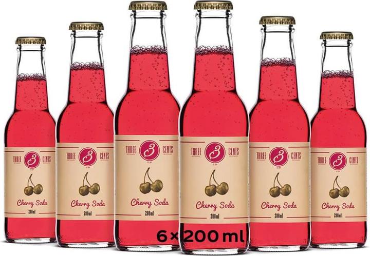 Immagine prodotto Three Cents Soda alla ciliegia (6 x 20 cl)