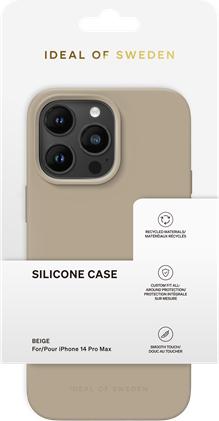 Image du produit iDeal Of Sweden Coque en silicone design beige (Apple iPhone 14 Pro Max)