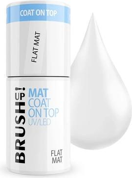 Actual product image Brush up Brushup Mat Coat On Top Uvled Hybrid Top Coat Flat Matt 5g
