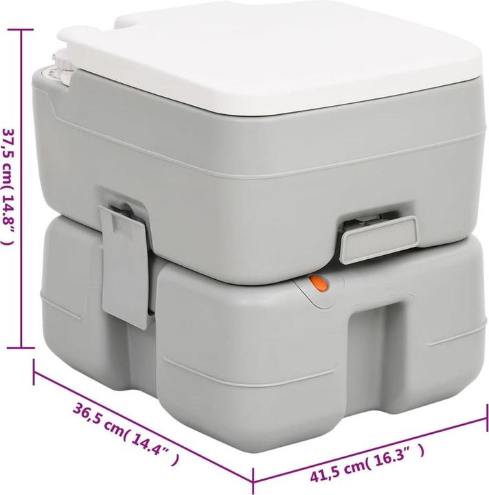 VidaXL Camping-Toilette