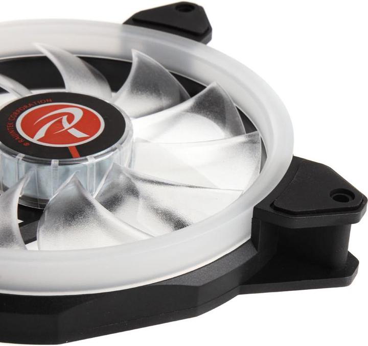 Immagine prodotto Raijintek Ventilatore IRIS 14 Rainbow RGB LED, set di 2 con controller (140 mm, 2 x)