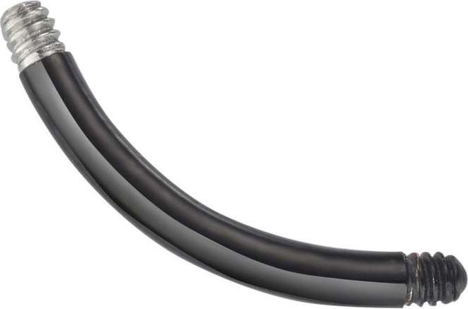 Immagine prodotto Bijouteria Barretta piercing (Acciaio chirurgico 316L, Rivestimento PVD (nero))