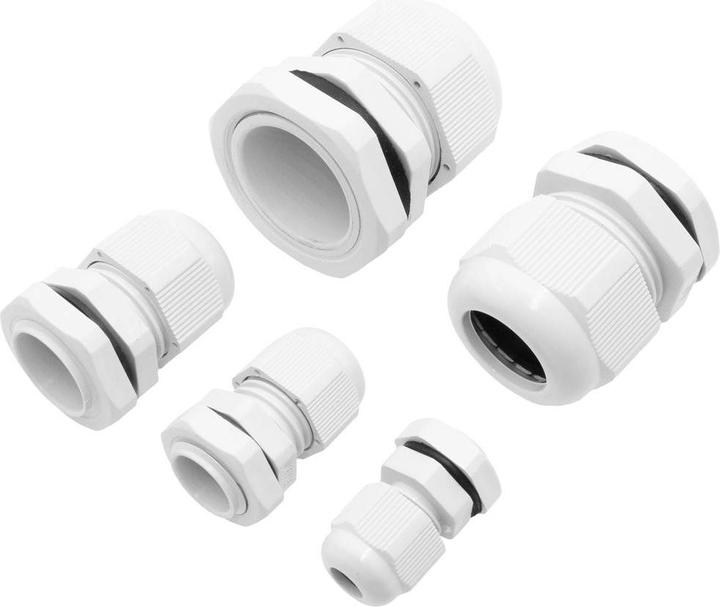 Produktbild Quadrios 2102CA114 Kabelverschraubung Sortiment PA66 Weiss 60 St.