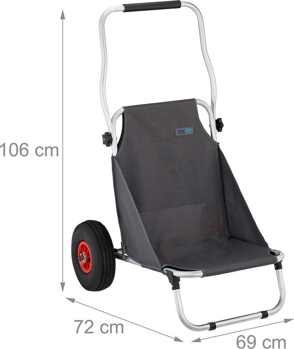 Produktbild Relaxdays Strandwagen (50 kg)