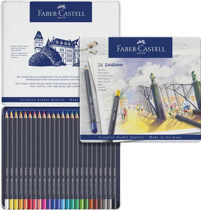 Produktbild Faber-Castell Goldfaber (Mehrfarbig, 24 x)