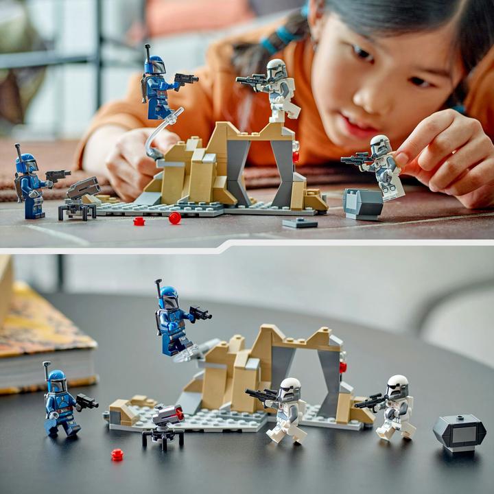Actual product image LEGO Ambush on Mandalore Battle Pack (75373, LEGO Star Wars)