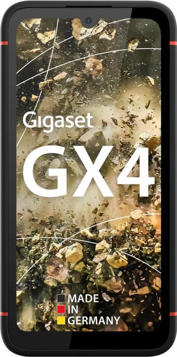 Actual product image Gigaset GX4 PRO (128 GB, Black, 6.10", SIM + eSIM, 48 Mpx, 4G)