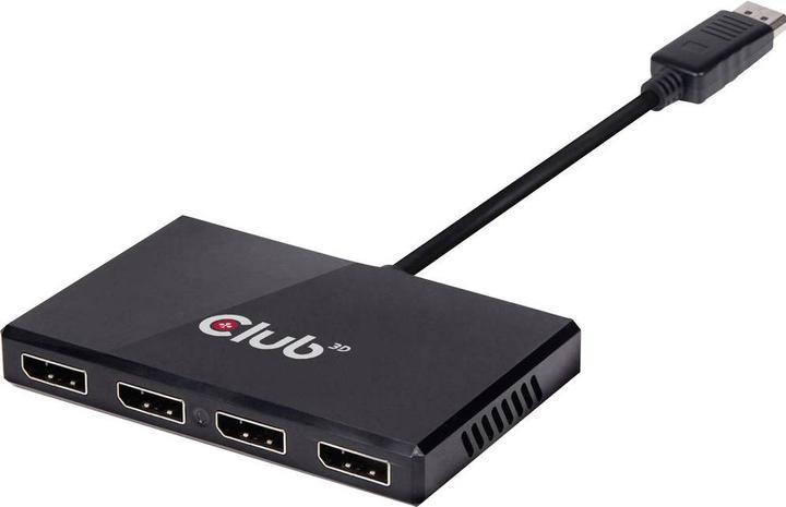 Actual product image Club 3D Multi Streaming Transport Hub 1xDP - 4xDP (DP, 6.50 cm)
