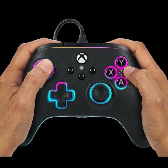 Image du produit PowerA Contrôleur XB Advantage wired Lumectra black (Xbox Series X, Xbox Series S)