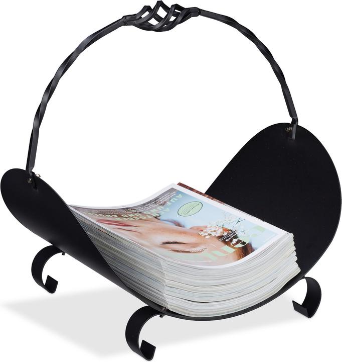 Actual product image Relaxdays Firewood basket metal (43.5 x 30 x 42.5 cm)