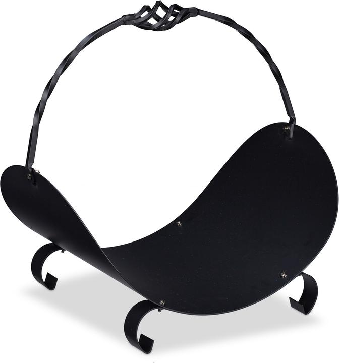 Actual product image Relaxdays Firewood basket metal (43.5 x 30 x 42.5 cm)