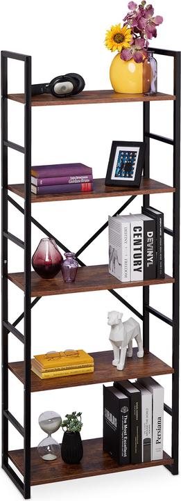 Produktbild Relaxdays Bücherregal (60 x 30 x 158.5 cm)