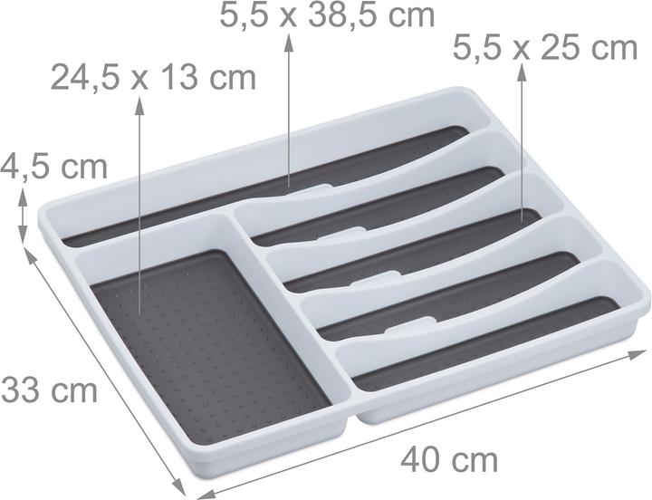 Immagine prodotto Relaxdays Portaposate cassetto