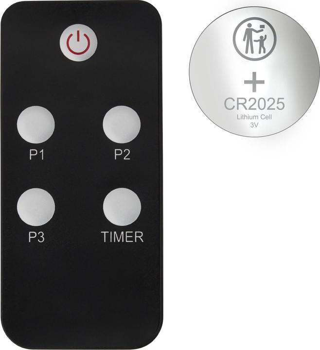 Immagine prodotto tectake Radiatore ad infrarossi Solaris Terra 1500W con timer (1500 W)
