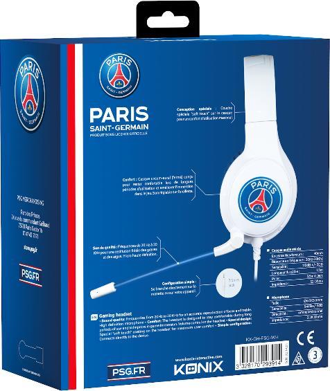 Image du produit Konix Casque Gaming - PSG (Filaire)