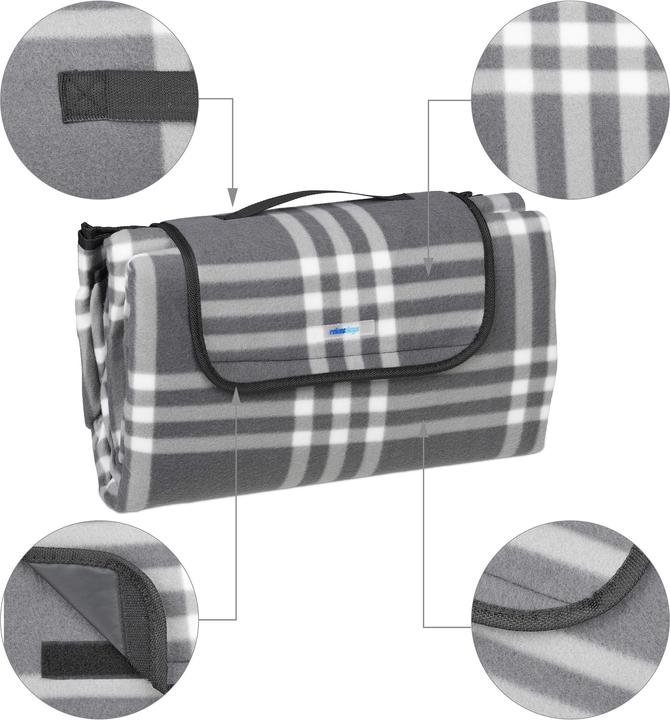 Actual product image Relaxdays Picnic blanket