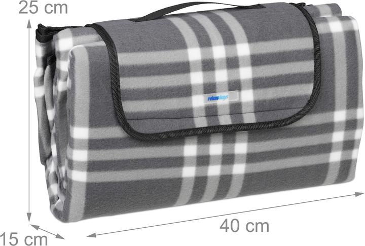 Actual product image Relaxdays Picnic blanket