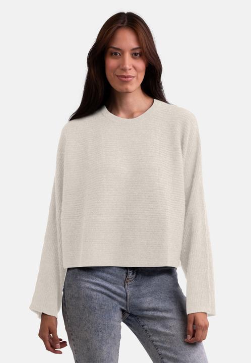 Cash-Mere Wolle Kaschmir Rundhals Pullover