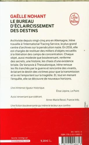 Image du produit Le bureau d'éclaircissement destins (Français, Gaëlle Nohant, 2024)