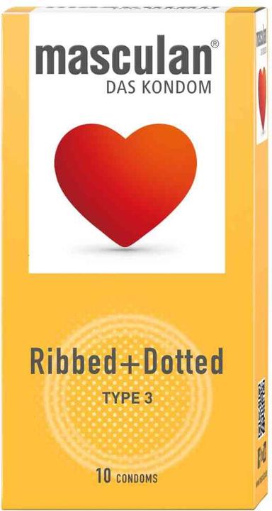 Masculan Kondome "Ribbed & Dotted" (10 Stk.)