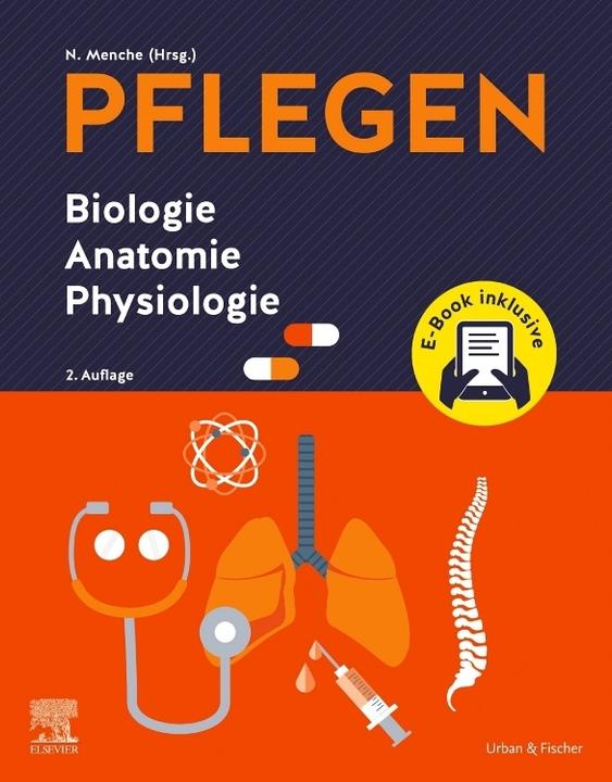Produktbild PFLEGEN Biologie Anatomie Physiologie + E-Book (Deutsch, Nicole Menche, 2021)