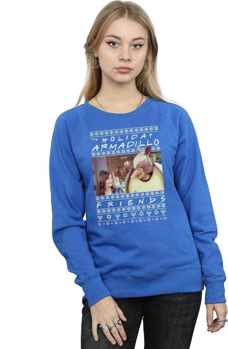 Actual product image Friends Womens/Ladies Fair Isle Holiday Armadillo Sweatshirt (XL)