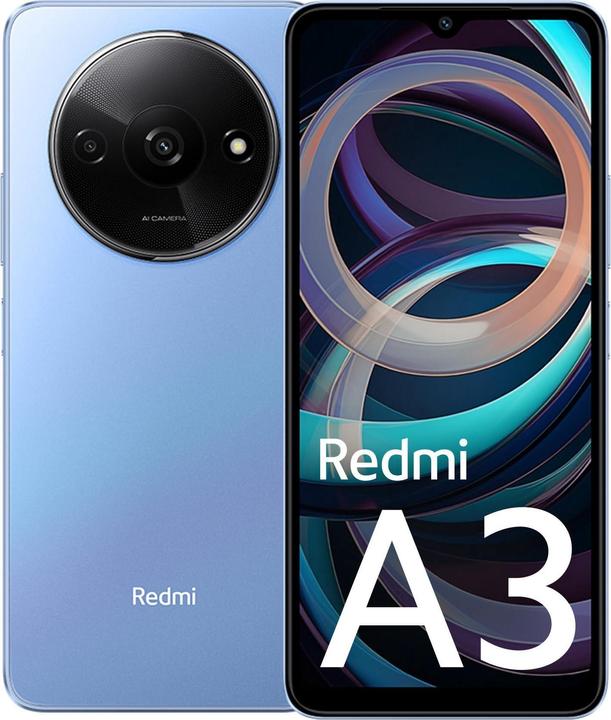 Produktbild Xiaomi Redmi A3 (64 GB, Star Blue, 6.71", Dual SIM, 8 Mpx, 4G)