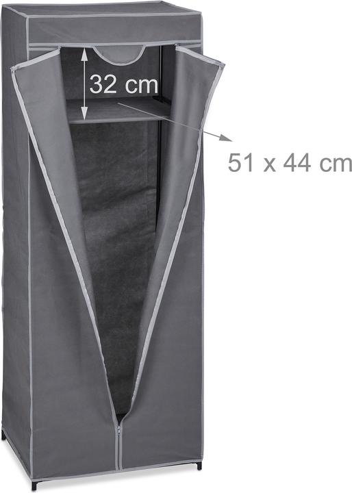 Produktbild Relaxdays Stoffschrank (60 x 45 x 157 cm)