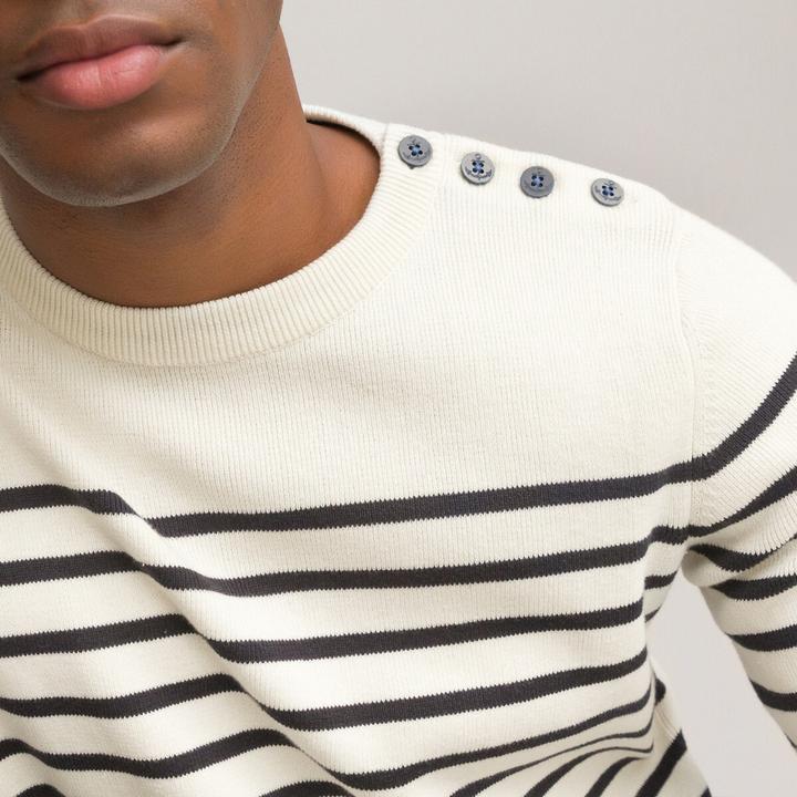 Image du produit La Redoute Collections Pull marin en coton biologique (M)