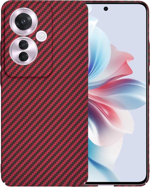 Produktbild Techsuit - Carbonite FiberShell - Oppo Reno11 F - Red (Oppo Reno 11)