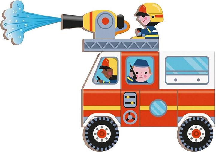 Image du produit Janod Livre magnétique Pompiers (Allemand)