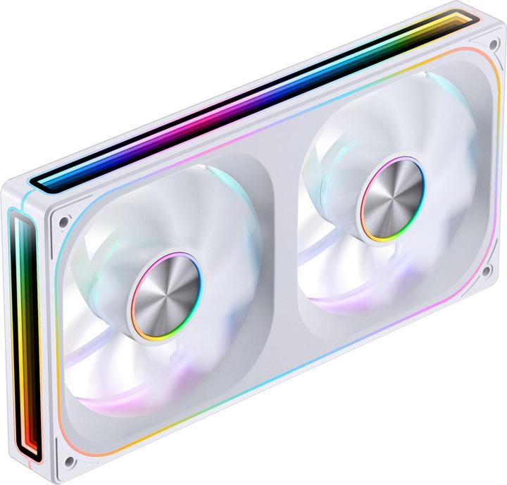 Image du produit Jonsbo ZA-240 Infinity Mirror ARGB Reverse Blade PWM Lüfter - 240mm, weiss (240 mm)