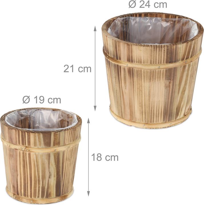 Immagine prodotto Relaxdays vasi-portafiori (24 cm)