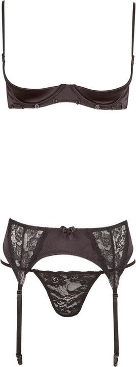 Produktbild Cottelli Collection BH-Set Strip schwarz (M)