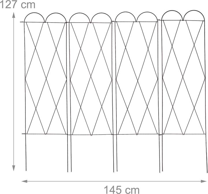 Produktbild Relaxdays Rankgitter (1.50 cm, 145 cm)