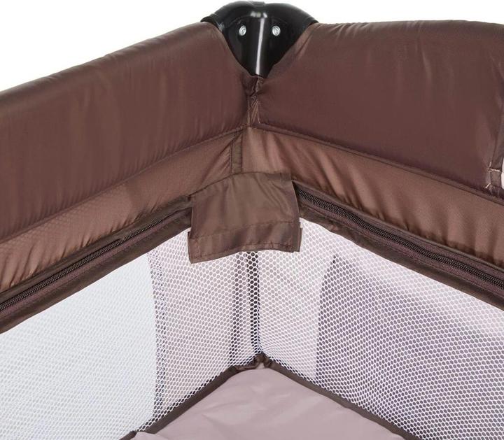 Produktbild tectake Kinderreisebett Hund mit Wickelauflage und Transporttasche