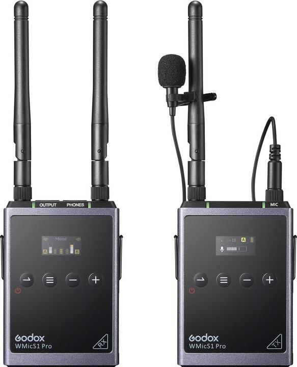 Actual product image Godox Camera-Mount Wireless Omni Lavalier-Mic TYPE-C Port(5V)