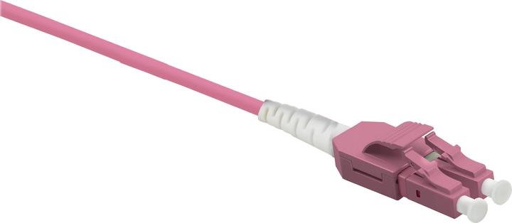 Produktbild Helos LWL Patchkabel Uniboot LC/LC Duplex 50/125µm OM4 1,0m (CAT6, 1 m)
