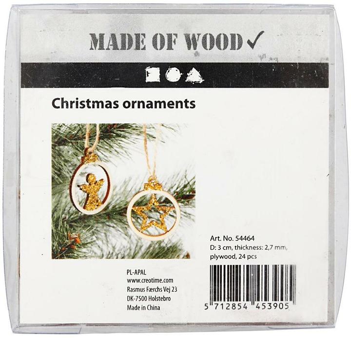 Produktbild Creativ Company Weihnachtsdeko (24 -teilig)