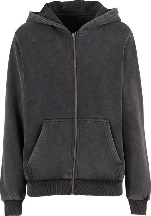 Build Your Brand Hoodie mit durchgehendem Reissverschluss Schwere Qualität (5XL)