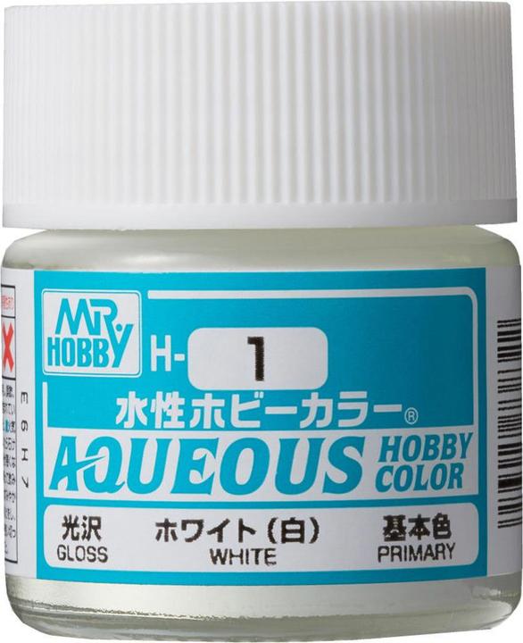 Immagine prodotto Mr.Hobby Mr Hobby - Colori acquosi per hobby (10 ml) Bianco
